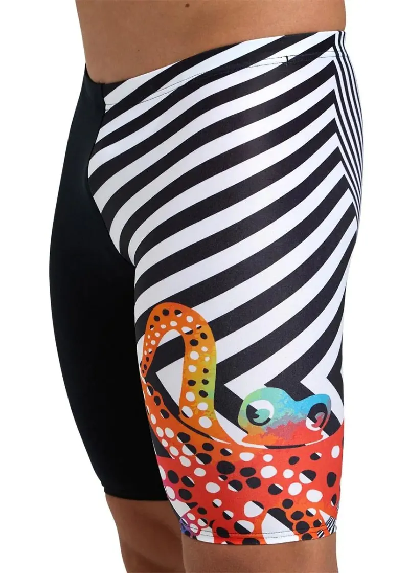 Arena Men's Crazy Octopus Jammer Black/Multi-7